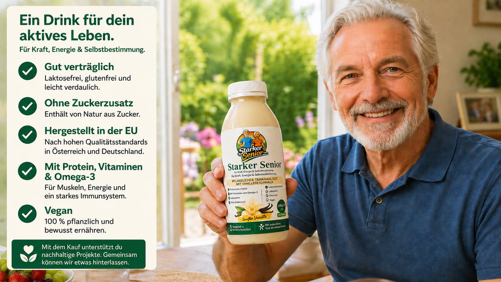 Starker Senior Trinkmahlzeit Sanfte Vanille - 6 x 400ml