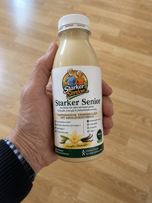 Starker Senior Trinkmahlzeit Sanfte Vanille - 6 x 400ml